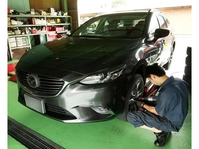 ＭＡＺＤＡ　マツダ　ＡＴＥＮＺＡ　アテンザ　タイヤ交換（BRIDGESTONE ブリヂストン REGNO）岐阜県　岐阜市　クラブオート　アップルクラブ　車カスタムチャンネル　アップルクラブブログ