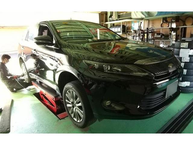 TOYOTA　トヨタ　HARRIER　ハリアー　タイヤ交換　岐阜県　岐阜市　クラブオート　アップルクラブ　車カスタムチャンネル　アップルクラブブログ