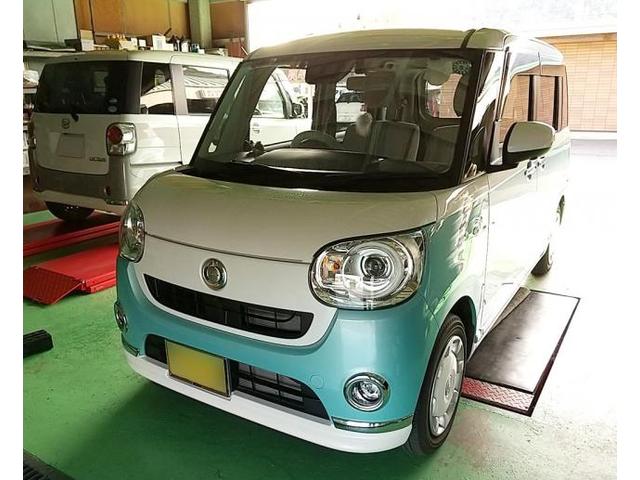 DAIHATSU　ダイハツ　MOVE CANBUS　ムーヴキャンバス　タイヤ交換（ホイールセット購入）　岐阜県　岐阜市　クラブオート　アップルクラブ　車カスタムチャンネル　アップルクラブブログ