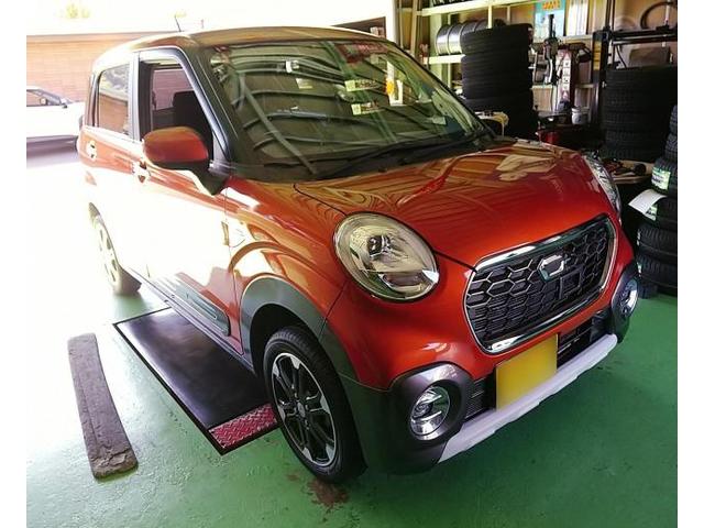 DAIHATSU　ダイハツ　CAST　キャスト　タイヤ交換　タイヤ保管　岐阜県　岐阜市　クラブオート　日野南　タイヤショップ　アップルクラブ　車カスタマイズチャンネル