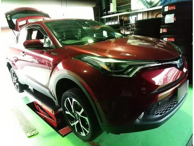 TOYOTA　トヨタ　CH-R　シーエイチアール　タイヤ交換　タイヤ保管　岐阜県　岐阜市　クラブオート　日野南　タイヤショップ　アップルクラブ　車カスタマイズチャンネル