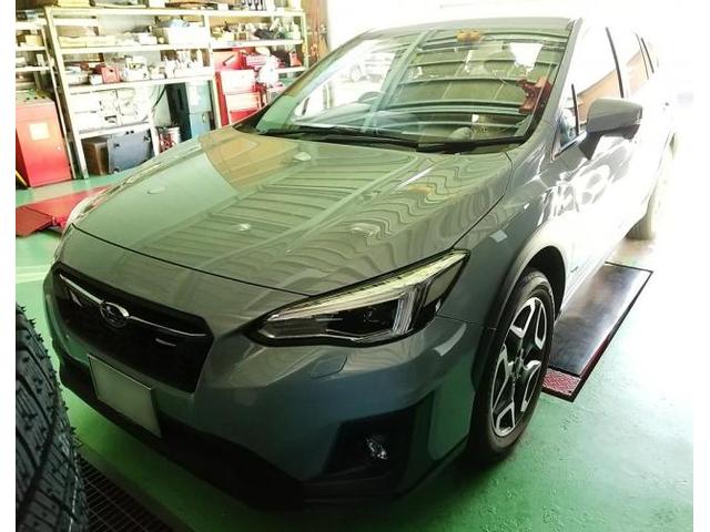 SUBARU　スバル　XV　エックスブイ　タイヤ交換　岐阜県　岐阜市　クラブオート　日野南　タイヤショップ　アップルクラブ　車カスタマイズチャンネル