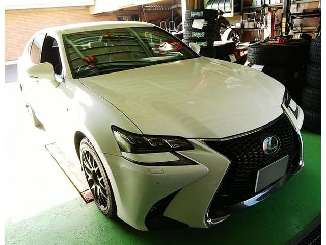 LEXUS　レクサス　GS　タイヤ交換　岐阜県　岐阜市　クラブオート　日野南　タイヤショップ　アップルクラブ　車カスタマイズチャンネル