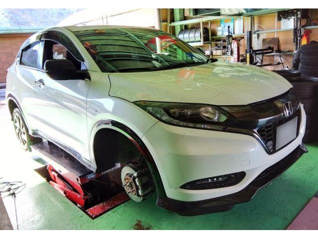 【キャンペーン実施中】HONDA　ホンダ　VEZEL　ヴェゼル　タイヤ交換　岐阜県　岐阜市　クラブオート　日野南　タイヤショップ　アップルクラブ　車カスタマイズチャンネル