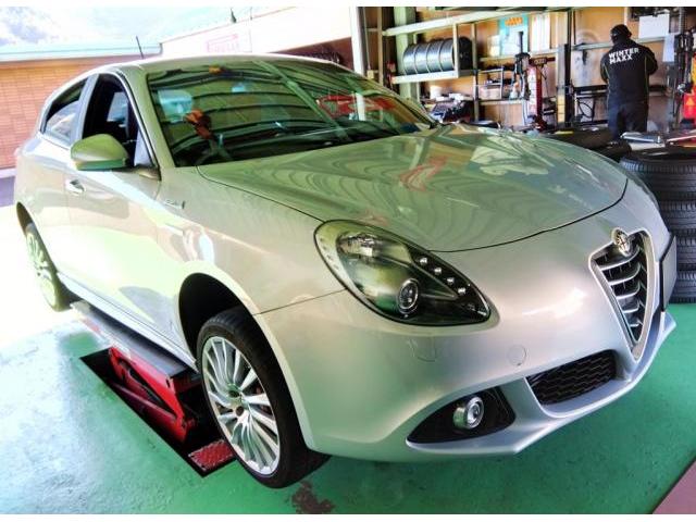 【キャンペーン実施中】ALPHAROMEO　アルファロメオ　GIULIETTA　ジュリエッタ　タイヤ交換　岐阜県　岐阜市　クラブオート　日野南　タイヤショップ　アップルクラブ　車カスタマイズチャンネル