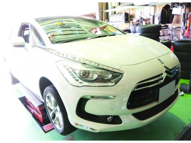 CITROEN　シトロエン　DS　タイヤ交換　岐阜県　岐阜市　クラブオート　日野南　タイヤショップ　アップルクラブ　車カスタマイズチャンネル