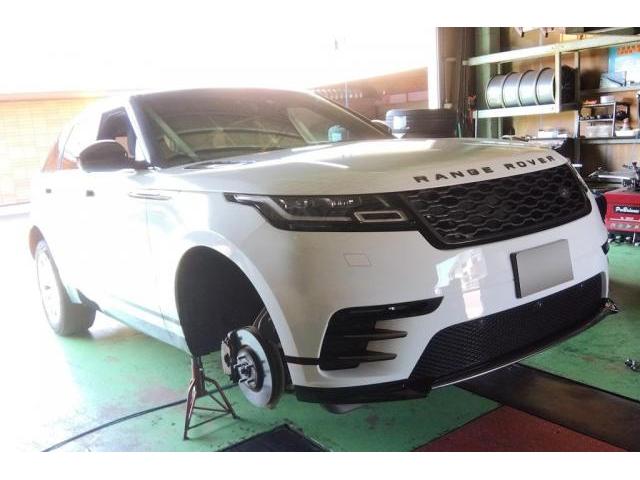 LANDROVER ランドローバー　RANGE ROVER VELAR レンジローバーヴェラール　タイヤ交換　岐阜県　岐阜市　日野南　タイヤショップ　アップルクラブ　20インチ（組み換え＋バランス）（クロカン・４WD）　持ち込みタイヤ交換