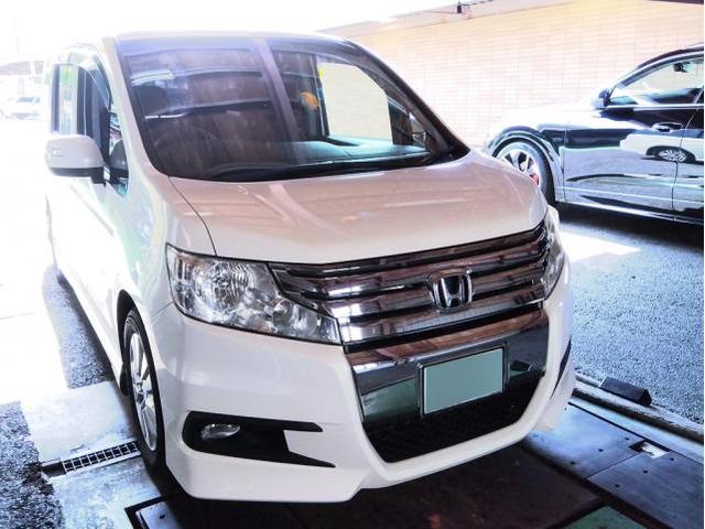 HONDA　ホンダ　STEP WGN　ステップ ワゴン　前後２カメラ型ドライブレコーダー取付　岐阜県　岐阜市　日野南　クラブオート　車カスタマイズチャンネル　電装部品交換　持ち込みパーツ交換
