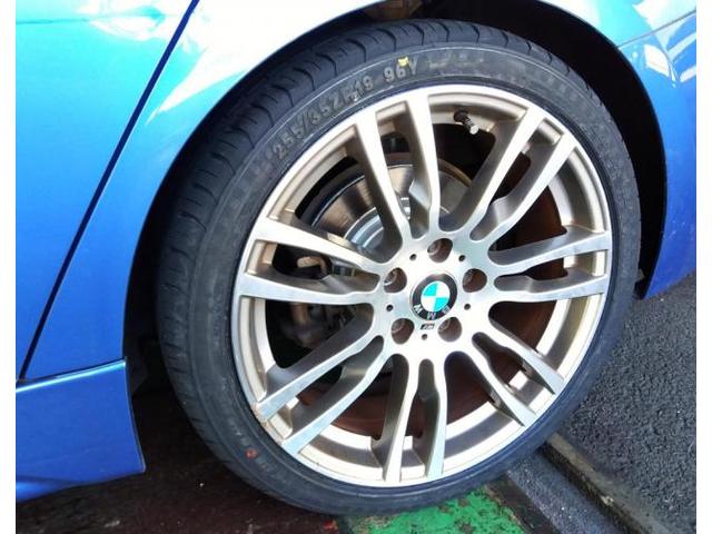 BMW　ビー・エム・ダブリュー　3シリーズ　タイヤ交換　岐阜県　岐阜市　日野南　タイヤショップ　アップルクラブ　19インチ（組み換え＋バランス@2000）　直送タイヤ交換