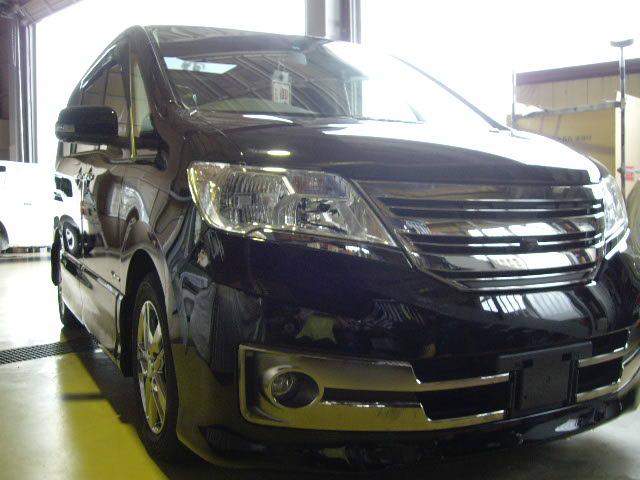 一宮市　日産セレナ　ガラスコーティング