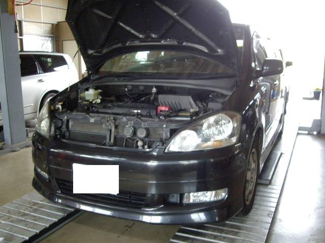 一宮市　イプサム　チェックエンジン警告灯点灯による修理