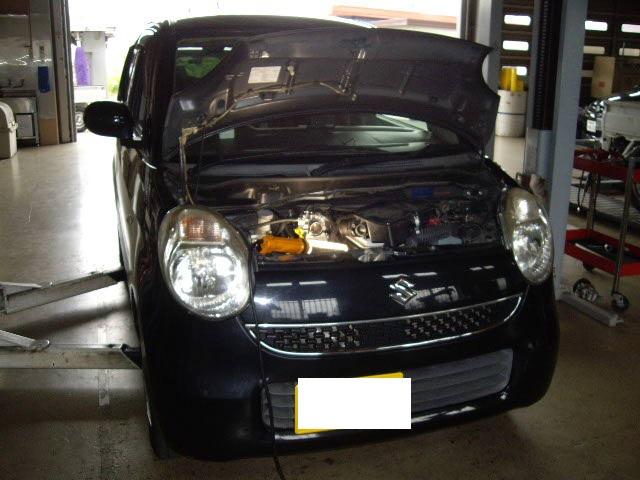 一宮市　ＭＲワゴン　エンジン停止　修理