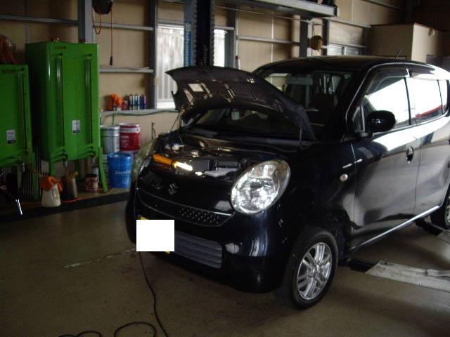 一宮市　ＭＲワゴン　エンジン停止　修理