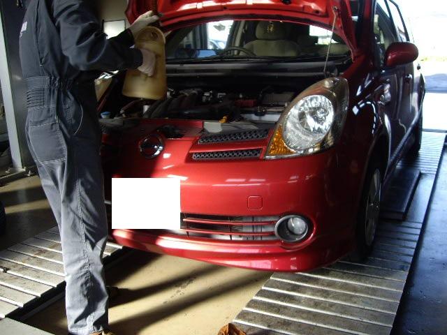 一宮市　ノート　エンジンオイル交換