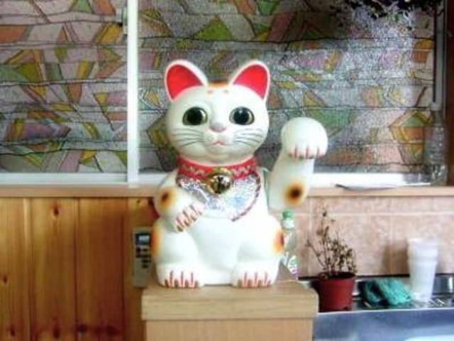 幸福を呼ぶ招き猫です！
