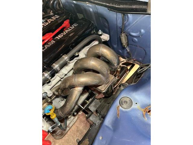 日産　ダットサントラック　マフラー加工