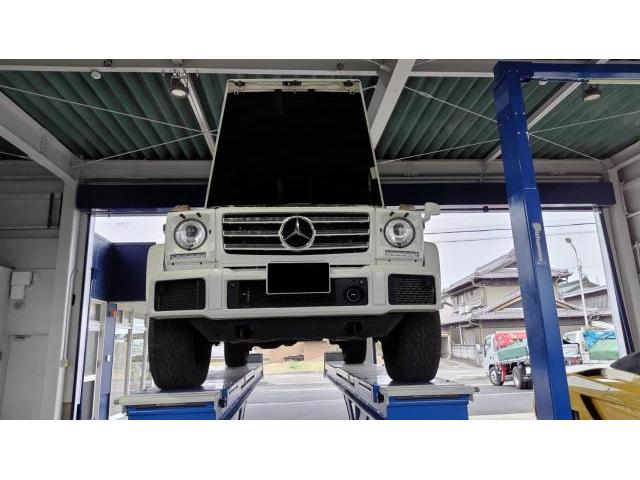 愛知県一宮市　メルセデス・ベンツ　G350dのエンジンオイルを交換しました。