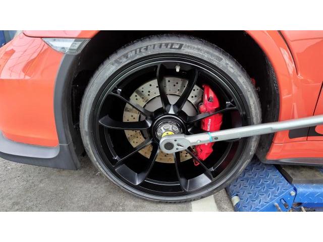 ポルシェGT3RS　ホイールカラーチェンジ