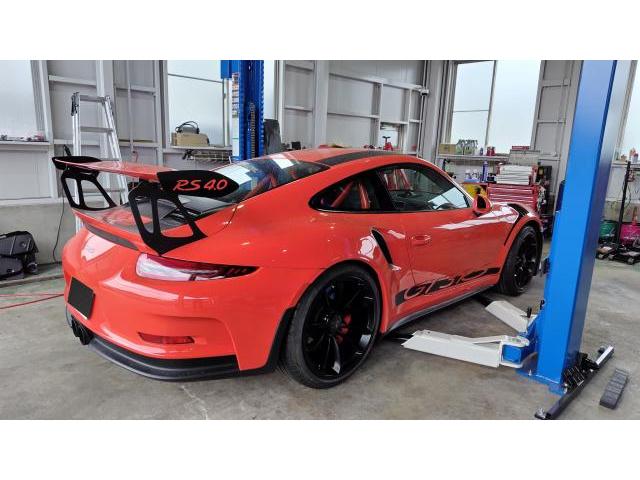 ポルシェ　991GT3RS　オイルエレメント交換