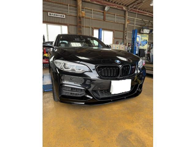 ＢＭＷ　２シリーズ　フロントリップスポイラー取付