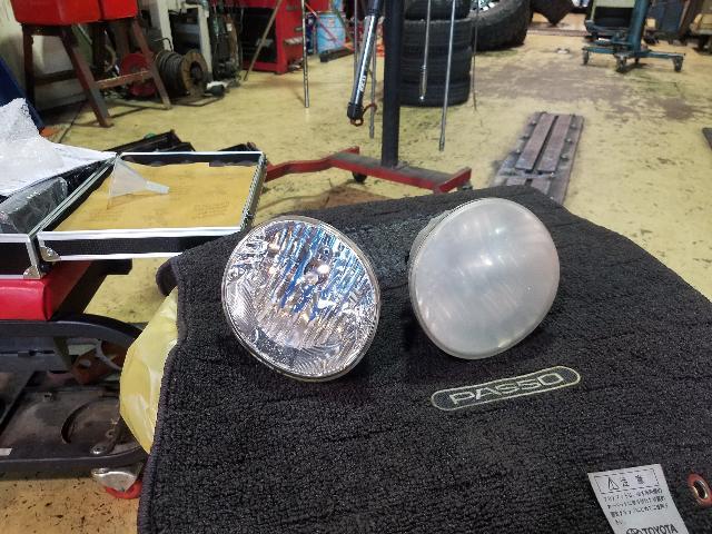 トヨタパッソRacyヘッドライトコーティング
名古屋市西区