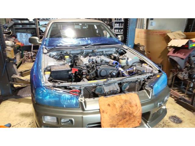 Ｒ３４スカイライン　４ドア　ＲＢ２６エンジン製作　載せ換え公認作業一式　エンジンオーバーホール　名古屋市西区