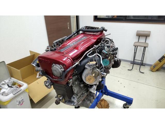 Ｒ３４スカイライン　４ドア　ＲＢ２６エンジン製作　載せ換え公認作業一式　エンジンオーバーホール　名古屋市西区