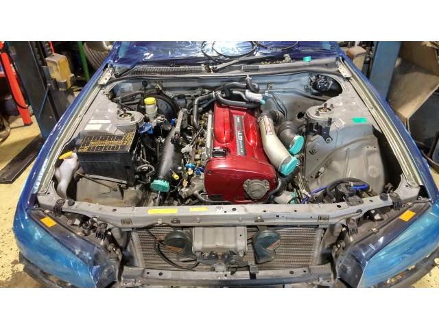 Ｒ３４スカイライン　４ドア　ＲＢ２６エンジン製作　載せ換え公認作業一式　エンジンオーバーホール　名古屋市西区