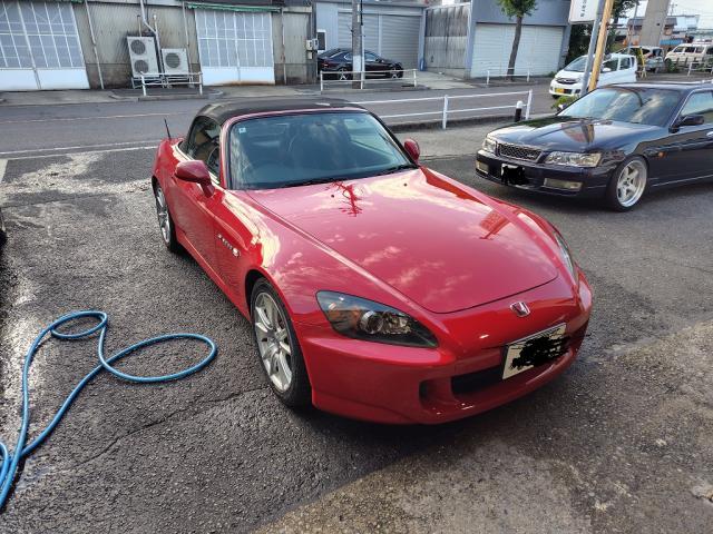 ホンダ　Ｓ２０００　車検取得　同色全塗装　オイル一式あれこれ作業　名古屋市西区