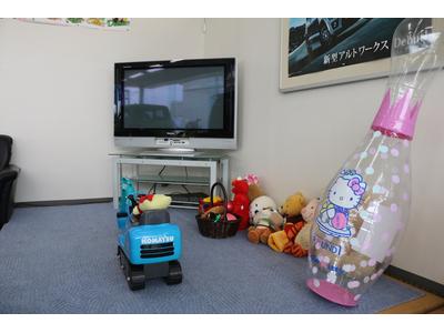 キッズスペースも完備