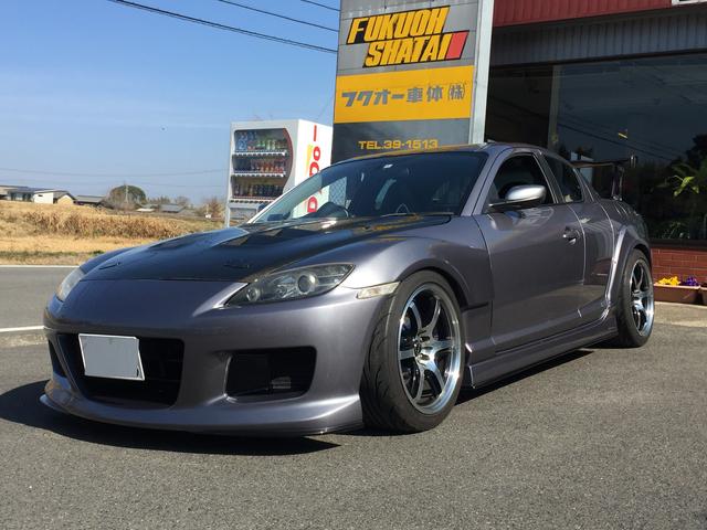 ＲＸ８　エアロパーツの塗装と足回り交換