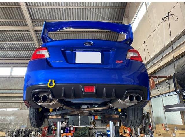 WRX　STI　マフラー交換