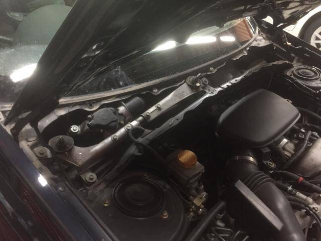 スバル レガシーツーリングワゴン 車検整備 その3  ワイパーモーターリンク修理!