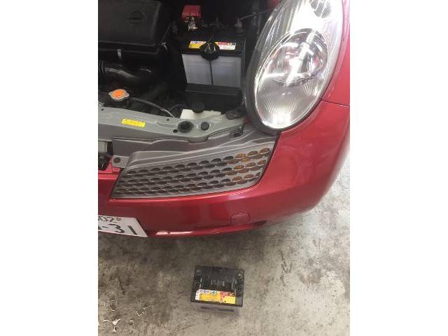 日産マーチ 車検整備！養老町より入庫！