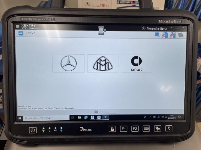 メルセデスベンツ　オンラインテスター導入いたしました。