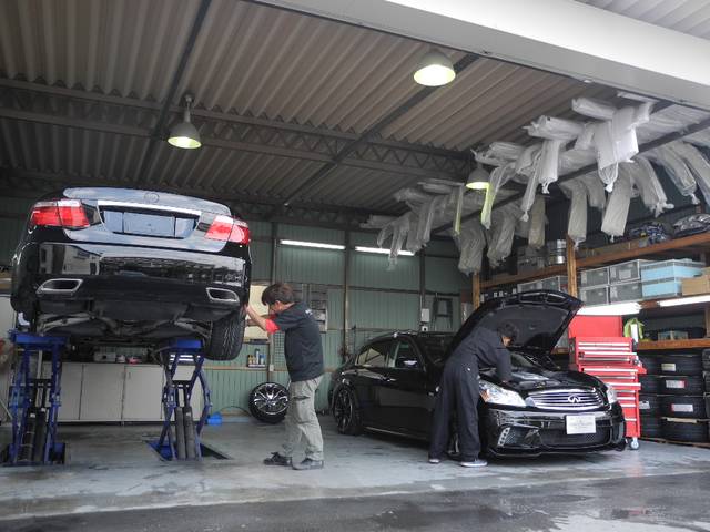 車高が低くて他社工場では作業が出来ないと断られた車もご相談ください！