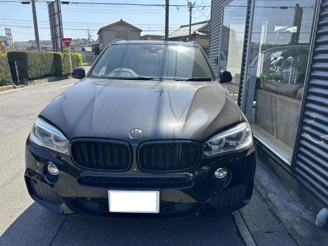 BMW X5 イエローキャリパー施工！ディスクローターシルバー塗装！足回りリフレッシュ！