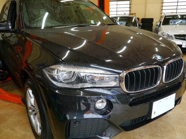 F15 BMW X5 35D ディーゼル車　オイル交換　安い　高級オイル　ワコーズ　4ＣＴＳ　Ｃ3規格適合　名古屋市　天白区　エンジンオイル交換　メンテナンス