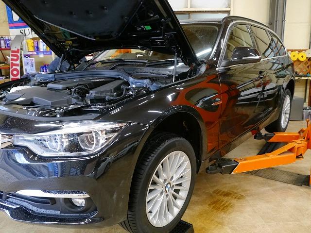 F30 BMW 320d 　ディーゼル　エンジンオイル交換　名古屋市　天白区　豊明市　三好市　豊田市　大府市　東海市昭和区　緑区　守山区　名東区　中区　西区　東区　瑞穂区　千種区　熱田区　港区　南区　中村区　岐阜県　日進市　東郷町　東海市