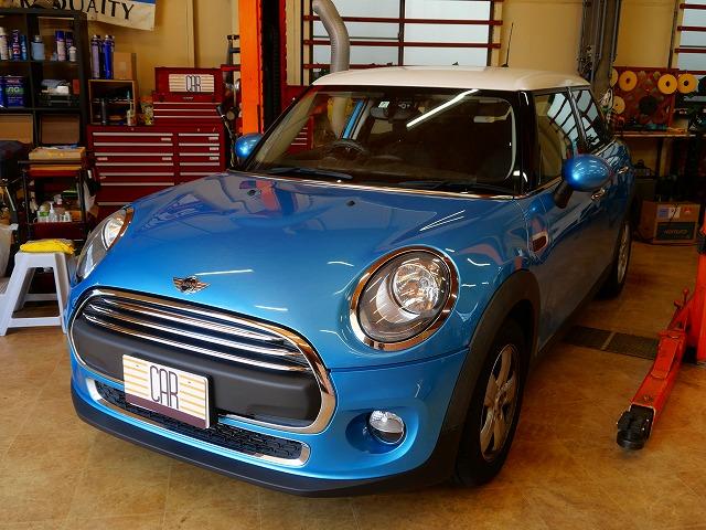 日進市よりF55 F56 mini ミニ　ワン　エンジンチェックランプ　警告灯　テスター　ラムダセンサー　交換修理　点検無料　診断無料　安い　オーツーセンサー　名古屋市天白区　外車輸入車修理整備　代車あり