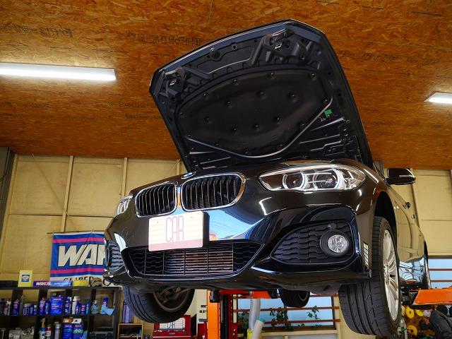 名東区　BMW　１シリーズ　F20　118ｄ　ディーゼル　エンジンオイル交換　エレメント交換　ロングライフオイル　名古屋市天白区　外車　輸入車　修理　整備　販売　安い　ディーラー認証オイル規格　ディーゼル　テスター　リセット　サービスインタ