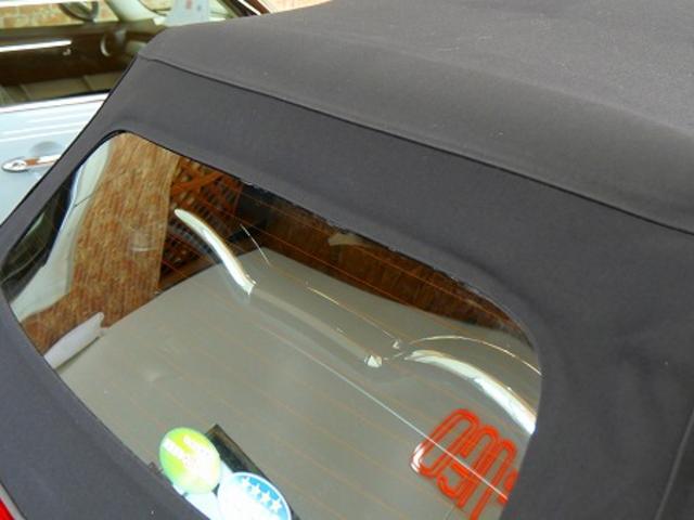 名古屋市　天白区　外車　ミニ　クーパー　S　コンバーチブル　幌　スクリーン　剥がれ　ガラス　リアガラス　リア窓　浮き　ＭＩＮＩ　ＭＩＮＩ　内装補修・修理　R57　名古屋市天白区　　幌　