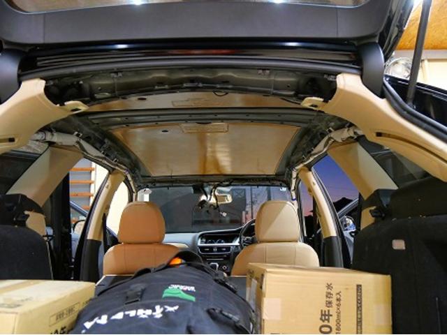名古屋市　天白区　緑区　名東区　守山区　昭和区　瑞穂区　AUDI　アウディ　Ａ４アバント　8K　天井　天張り　布　生地　垂れ　浮き　剥がれ　張替　アウディ　ルーフライニング　ルーフ　内装補修・修理　外車　輸入車　無料代車