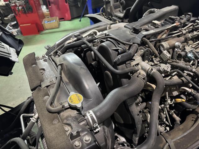 トヨタ　ダイナトラック　車検 整備　タイミングベルト交換　ブレーキ整備　エンジンオイル交換　ブレーキフルード交換　ワイパーゴム交換　