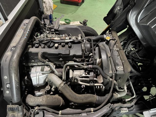 トヨタ　ダイナトラック　車検 整備　タイミングベルト交換　ブレーキ整備　エンジンオイル交換　ブレーキフルード交換　ワイパーゴム交換　