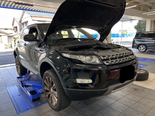 EVOQUE　車検　中村区からお越しのW様