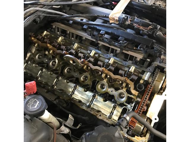 BMW E90/323オイル漏れ修理