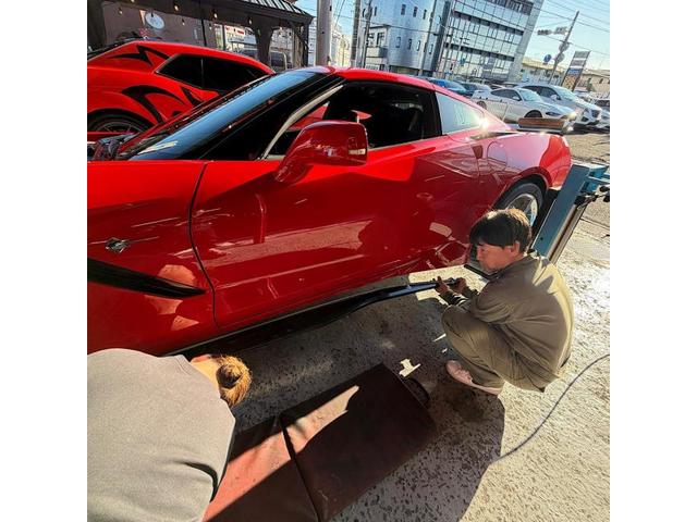 シボレー　シボレーコルベット　外装品・エアロパーツ取付