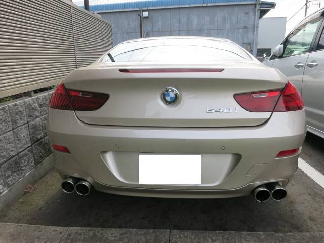春日井市　BMW6ｼﾘｰｽﾞ　バンパー塗装なら　エヌビーワークス