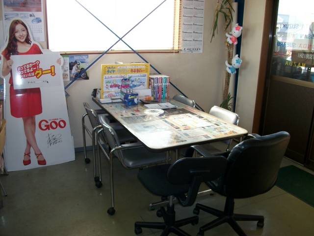 商談スペースです。お気軽にお立ち寄りください。